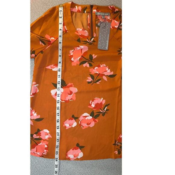 Daniel Rainn | NWT | XS Petite | Floral blouse back zipper feminine grandma boho - Picture 4 of 10